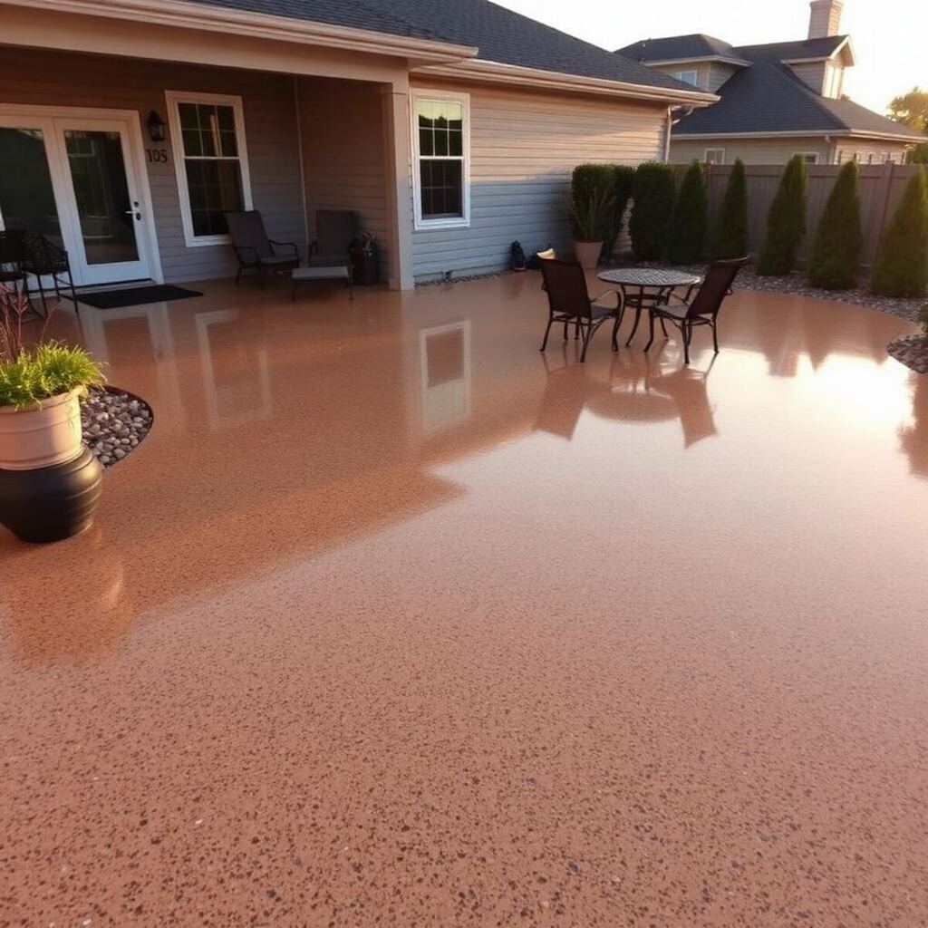 Concrete coating installation in Huntsville AL